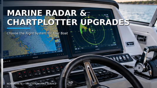 Modern marine radar and chartplotter helm upgrade