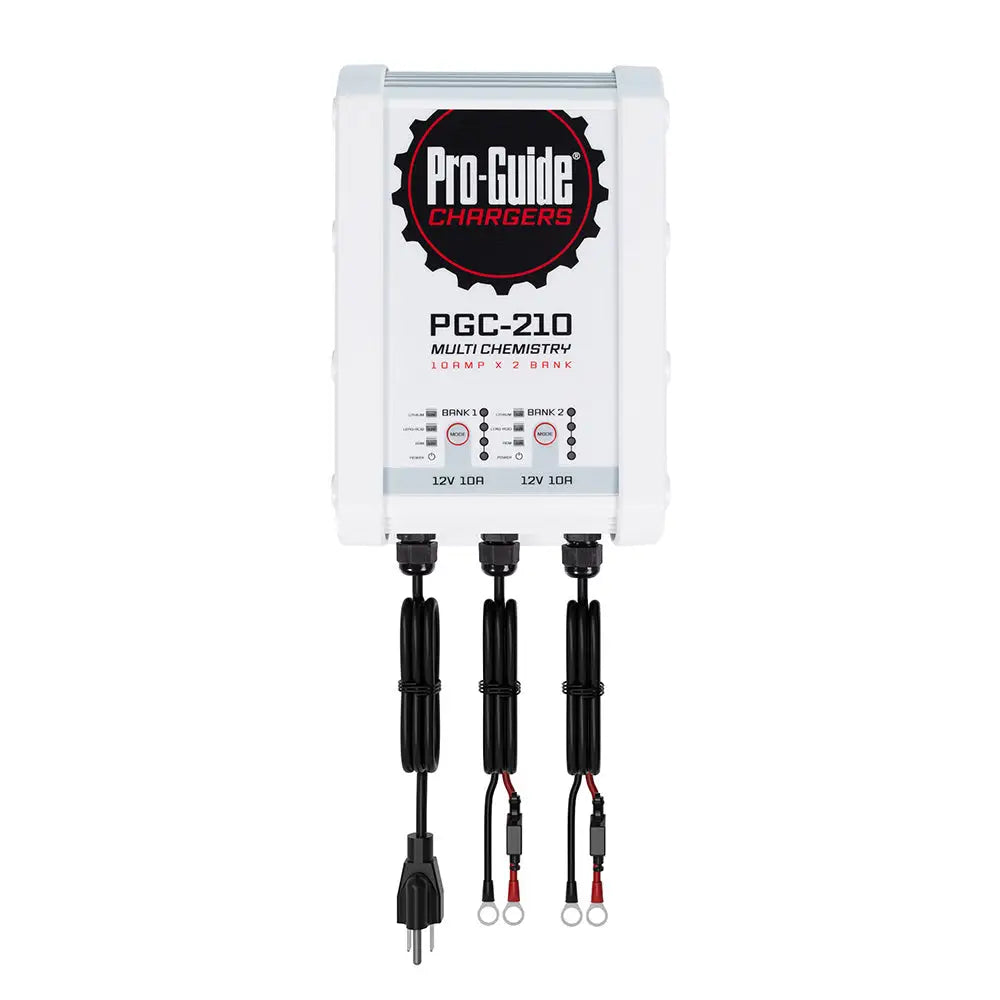 10-Amp 12V 2 Bank On-Board Battery Charger Pro-Guide PGC-210 - Battery Chargers