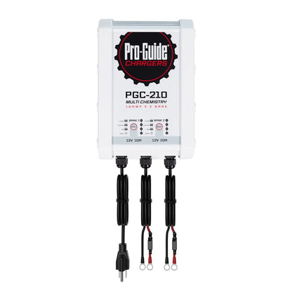 10-Amp 12V 2 Bank On-Board Battery Charger Pro-Guide PGC-210 - Battery Chargers