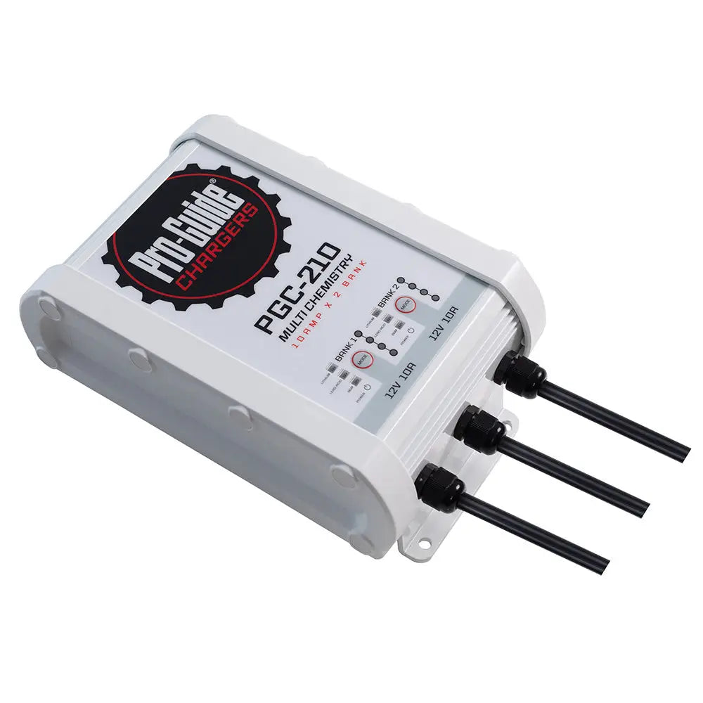 10-Amp 12V 2 Bank On-Board Battery Charger Pro-Guide PGC-210 - Battery Chargers