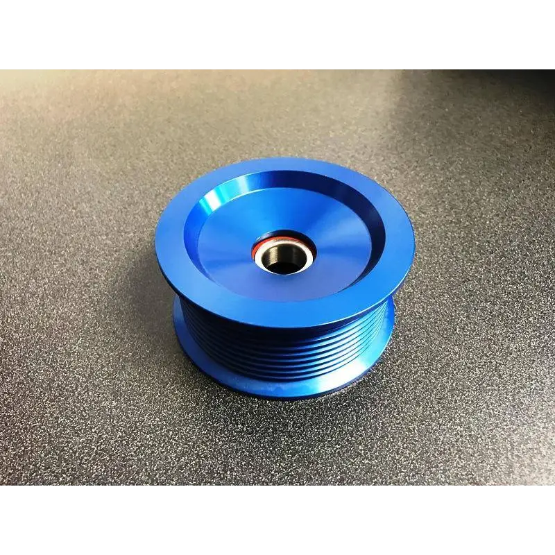 10-RIB GROOVED GUARDED IDLER PULLEY