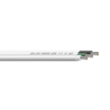 100’ Sea-Dog 14/3 AWG White Green Black Flat Triplex Wire - Wire