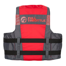 Full Throttle Adult Nylon Life Jacket - S/M - Black/Red [112200-100-030-26]