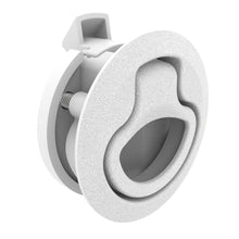 Southco Push-to-Close Latch, Medium Size, No Restriction, 17 - 22mm Grip, Plastic, Natural - White [M1-64-1]