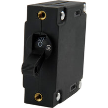 Egis A Series Black Toggle Panel Mount Circuit Breaker - Single Pole 50A [3211-50]