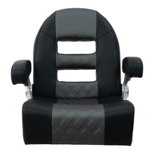 Springfield Console Helm Flip-Up - Black-Grey [1042035-BLK]