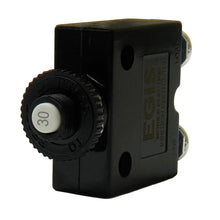 Egis 30A Push Button Panel Mount Circuit Breaker - Screw Terminals [4710-30]