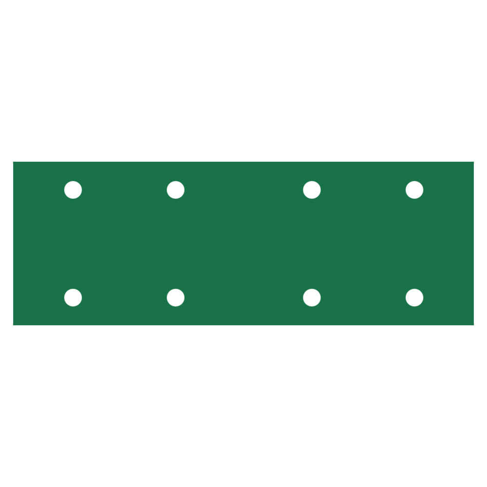 RUPES PROCUT Film Abrasive Sheets 70mm x 200mm (2.75" x 7.8") - 8 Holes - P120 Grit *Box of 100pcs [9.45FF120]