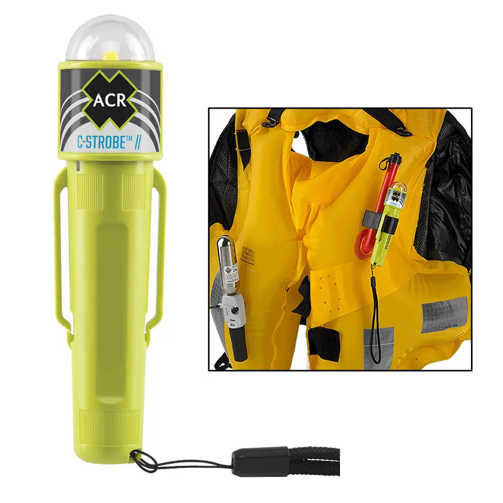 ACR C-Strobe LED Light Jacket Emergency Signal USCG SOLAS (Batteries Not Included) [3965] - Safety Lights