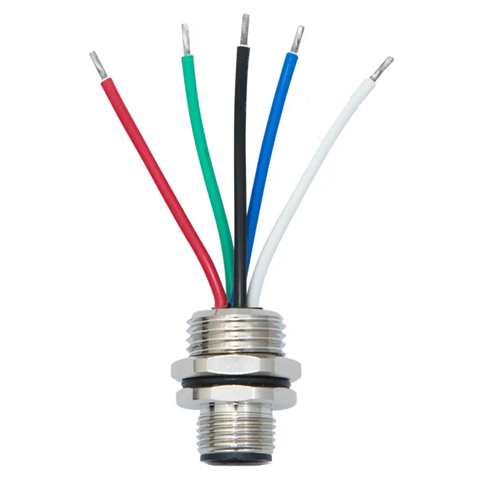 Actisense Rear Panel Mount NMEA2000 Wired Micro 5-Pin - Male [A2K-PMW-M] - NMEA Cables & Sensors