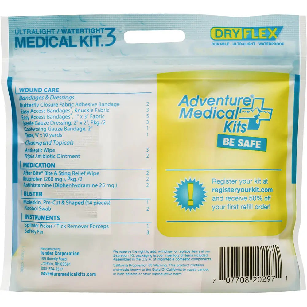 Adventure Medical Ultralight/Watertight.3 vo First Aid Kit [0125 0297] Medical Kits