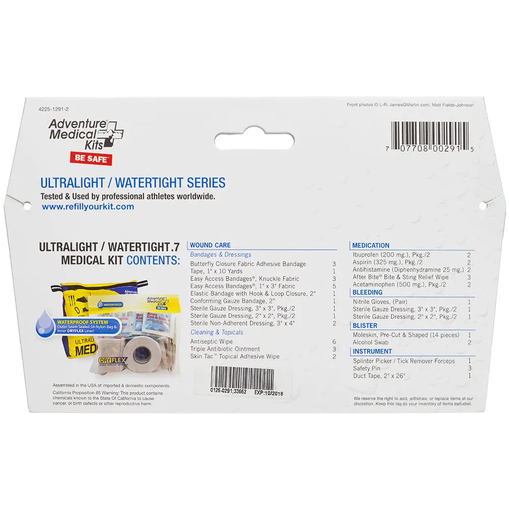 Adventure Medical Ultralight / Watertight.7 First Aid Kit [0125 0291] Medical Kits
