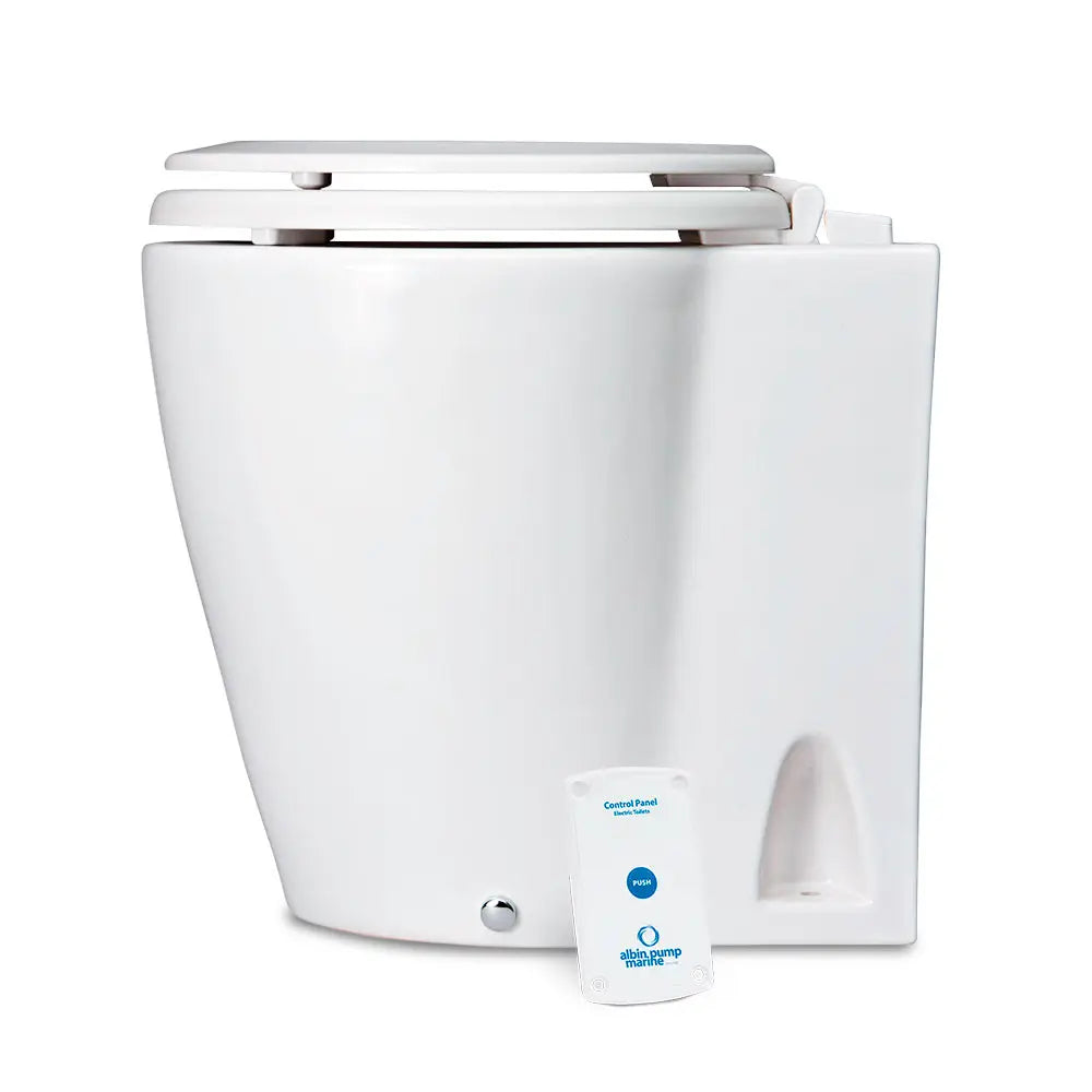 Albin Group Marine Design Marine Toilet Standard Electric - 12V [07-02-043] - Marine Sanitation