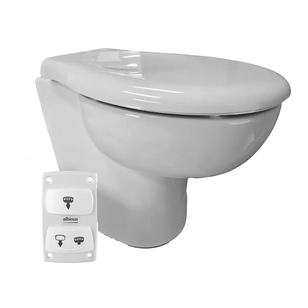 Albin Group Ultra Slim Eco Standard 12V Toilet [07-06-010] - Marine Sanitation