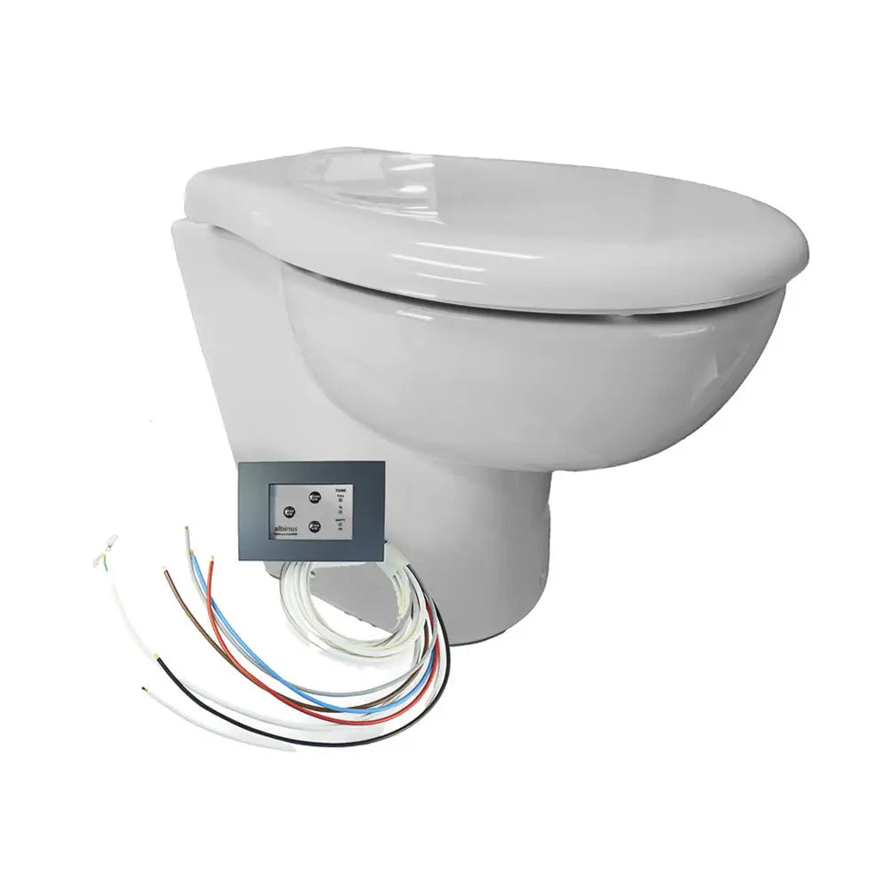 Albin Group Ultra Slim Premium Standard 12V Toilet [07-06-011] - Marine Sanitation
