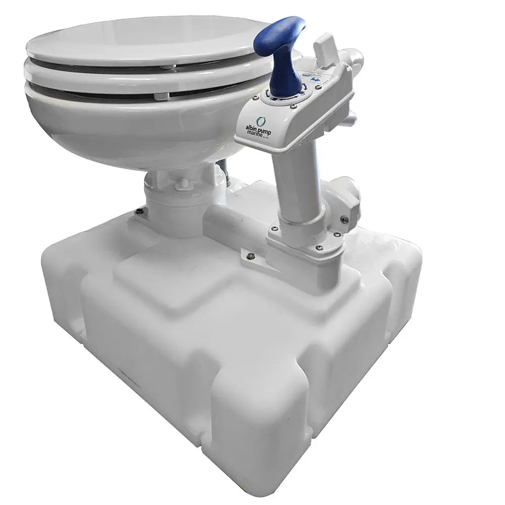 Albin Group Voyager Manual Toilet System w/Tank [07-06-015] - Marine Sanitation