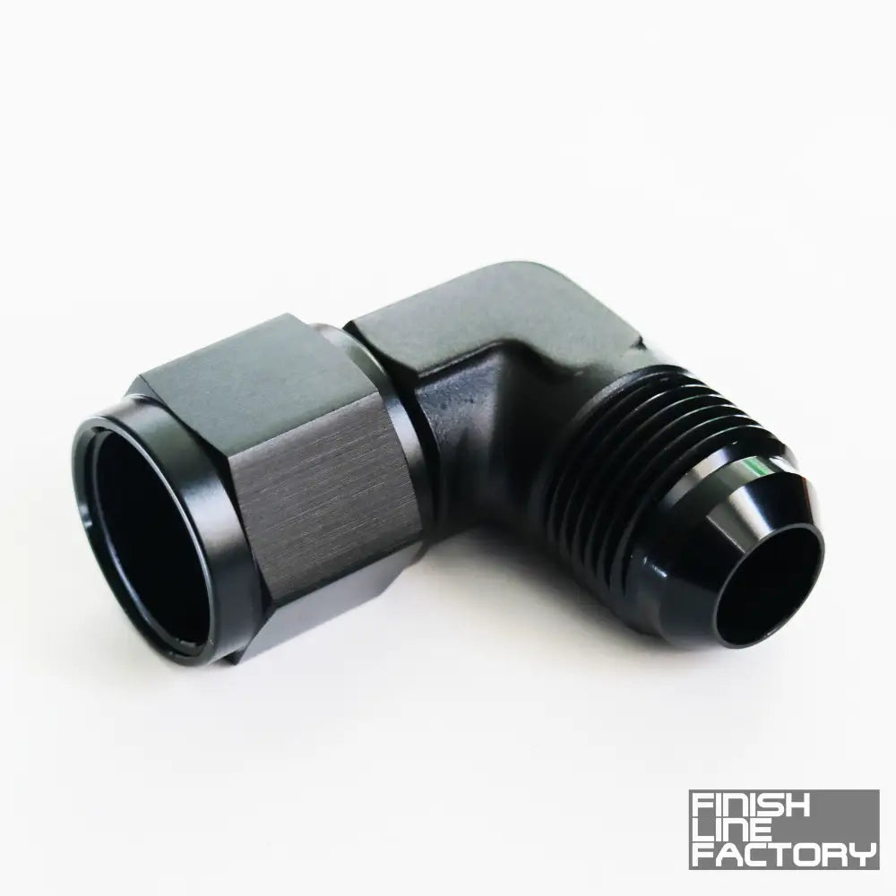 AN Male to AN Female Swivel Adapter - 90 Degree - 06