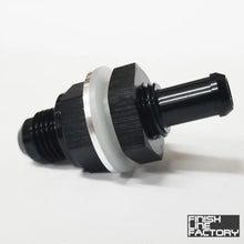 AN to Barb Fuel Cell Bulkhead (90 Degree) - 06 AN - 5/16 Barb