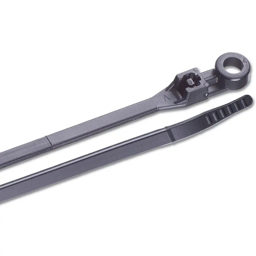 Ancor 14’’ UV Black Mounting Cable Zip Ties - 25 Pack [199257] - Wire Management