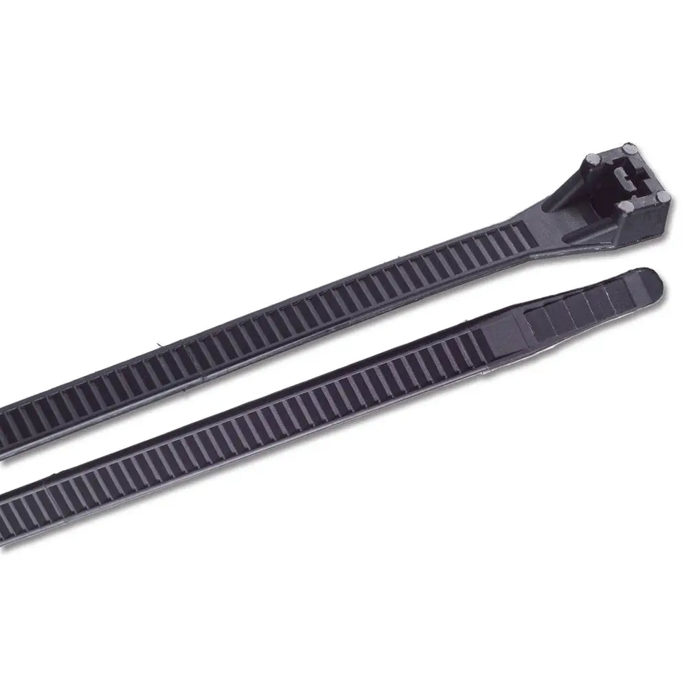 Ancor 15’’ UV Black Heavy Duty Cable Zip Ties - 25 Pack [199259] - Wire Management