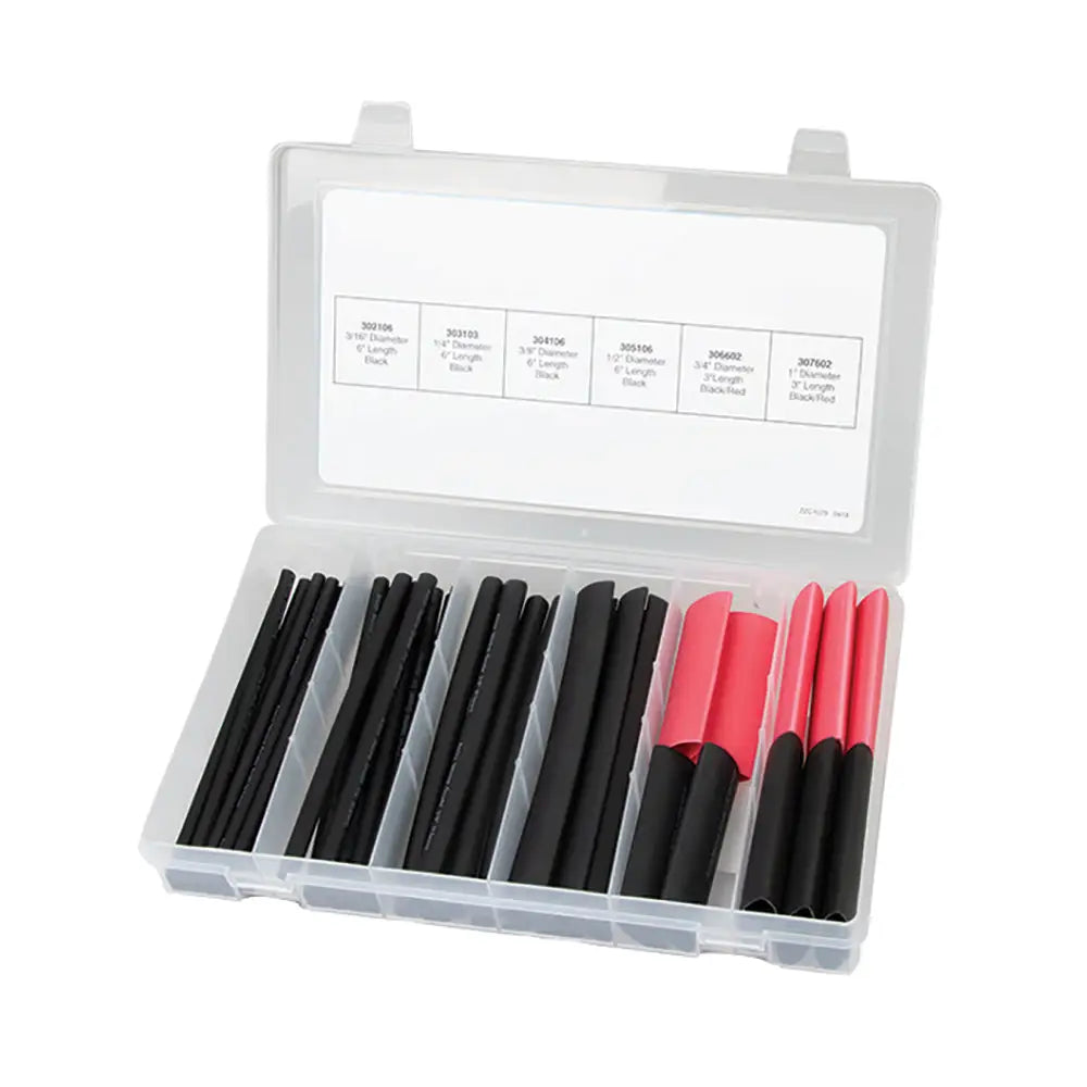 Ancor 47-Piece Adhesive Lined Heat Shrink Tubing Kit [330101] - Wire Management