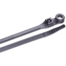 Ancor 6’’ UV Black Mounting Cable Zip Ties - 25 Pack [199252] - Wire Management