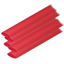 Ancor Adhesive Lined Heat Shrink Tubing (ALT) - 1/2’’ x 12’’ - 5-Pack - Red [305624] - Wire Management