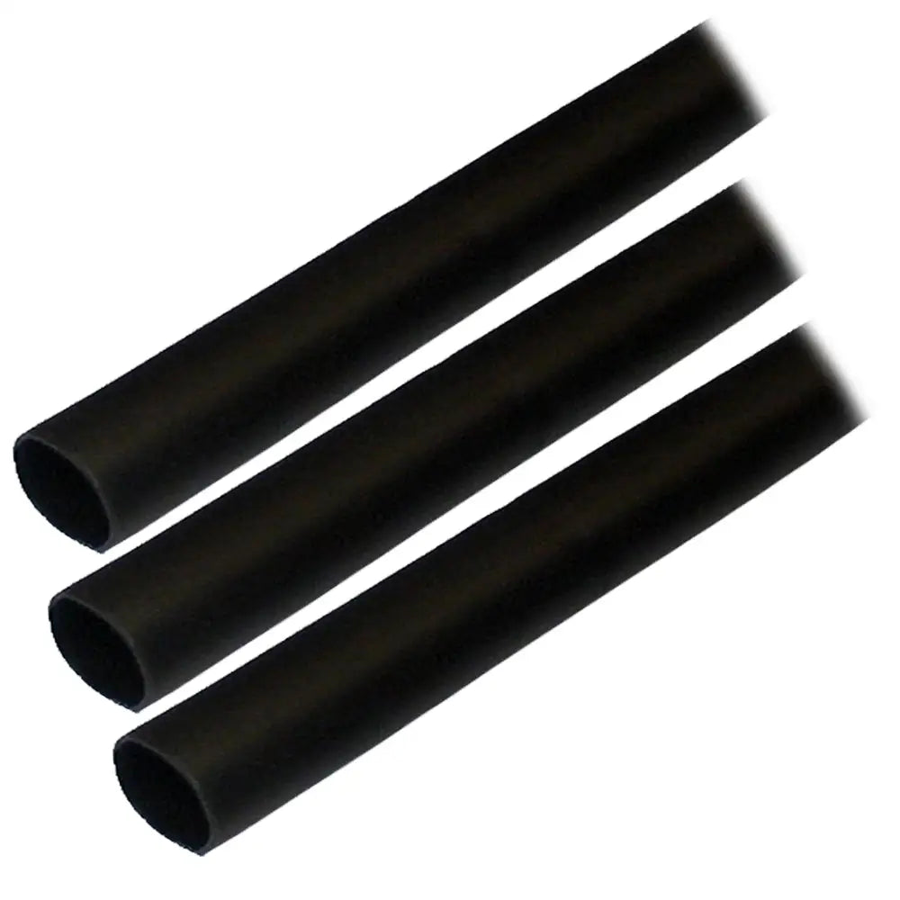 Ancor Adhesive Lined Heat Shrink Tubing (ALT) - 1/2’’ x 3’’ - 3-Pack - Black [305103] - Wire Management