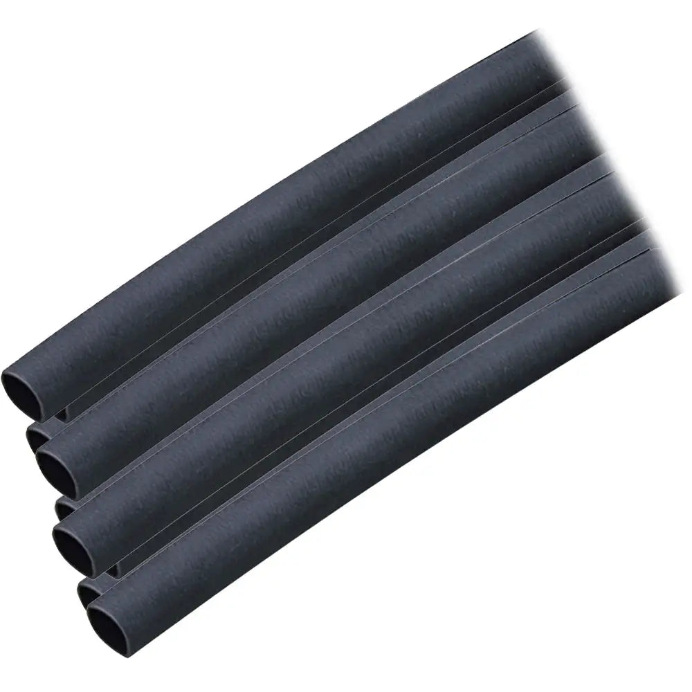 Ancor Adhesive Lined Heat Shrink Tubing (ALT) - 1/4’’ x 12’’ - 10-Pack - Black [303124] - Wire Management