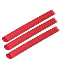 Ancor Adhesive Lined Heat Shrink Tubing (ALT) - 1/4’’ x 3’’ - 3-Pack - Red [303603] - Wire Management