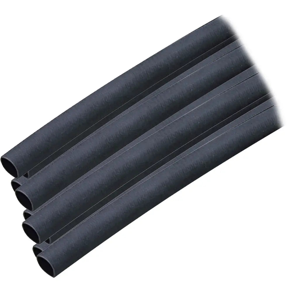 Ancor Adhesive Lined Heat Shrink Tubing (ALT) - 1/4’’ x 6’’ - 10-Pack - Black [303106] - Wire Management
