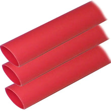 Ancor Adhesive Lined Heat Shrink Tubing (ALT) - 1’’ x 12’’ - 3-Pack - Red [307624] - Wire Management