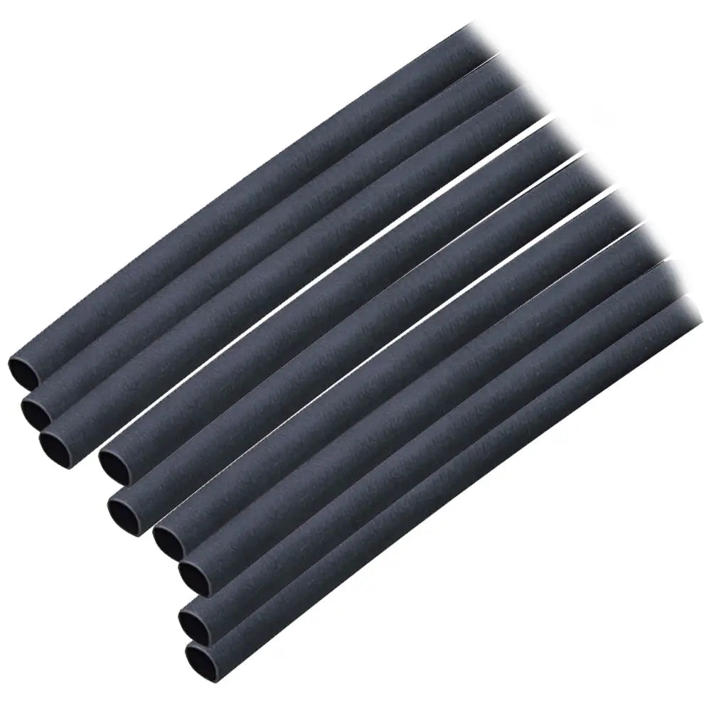 Ancor Adhesive Lined Heat Shrink Tubing (ALT) - 3/16’’ x 6’’ - 10-Pack - Black [302106] - Wire Management