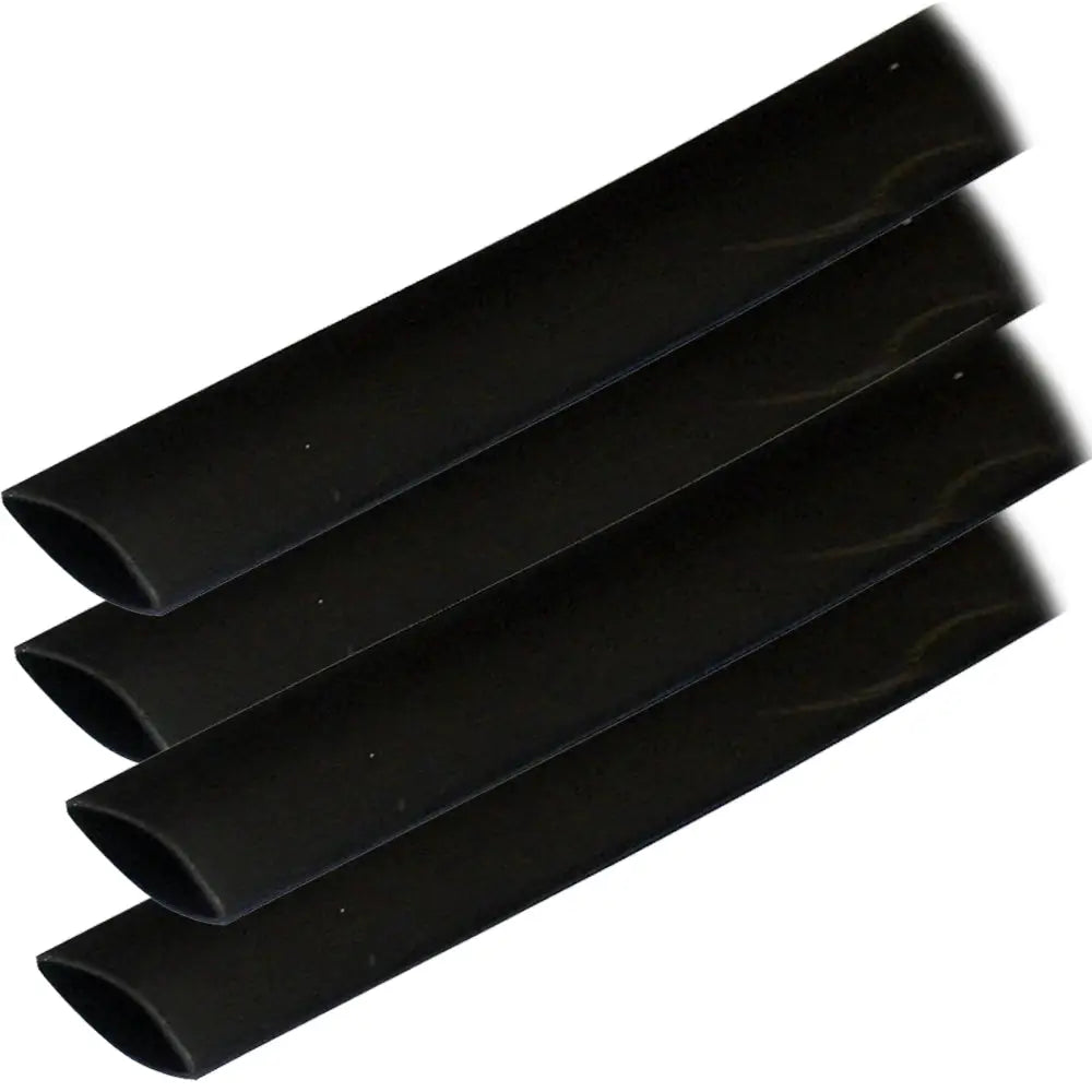 Ancor Adhesive Lined Heat Shrink Tubing (ALT) - 3/4’’ x 12’’ - 4-Pack - Black [306124] - Wire Management