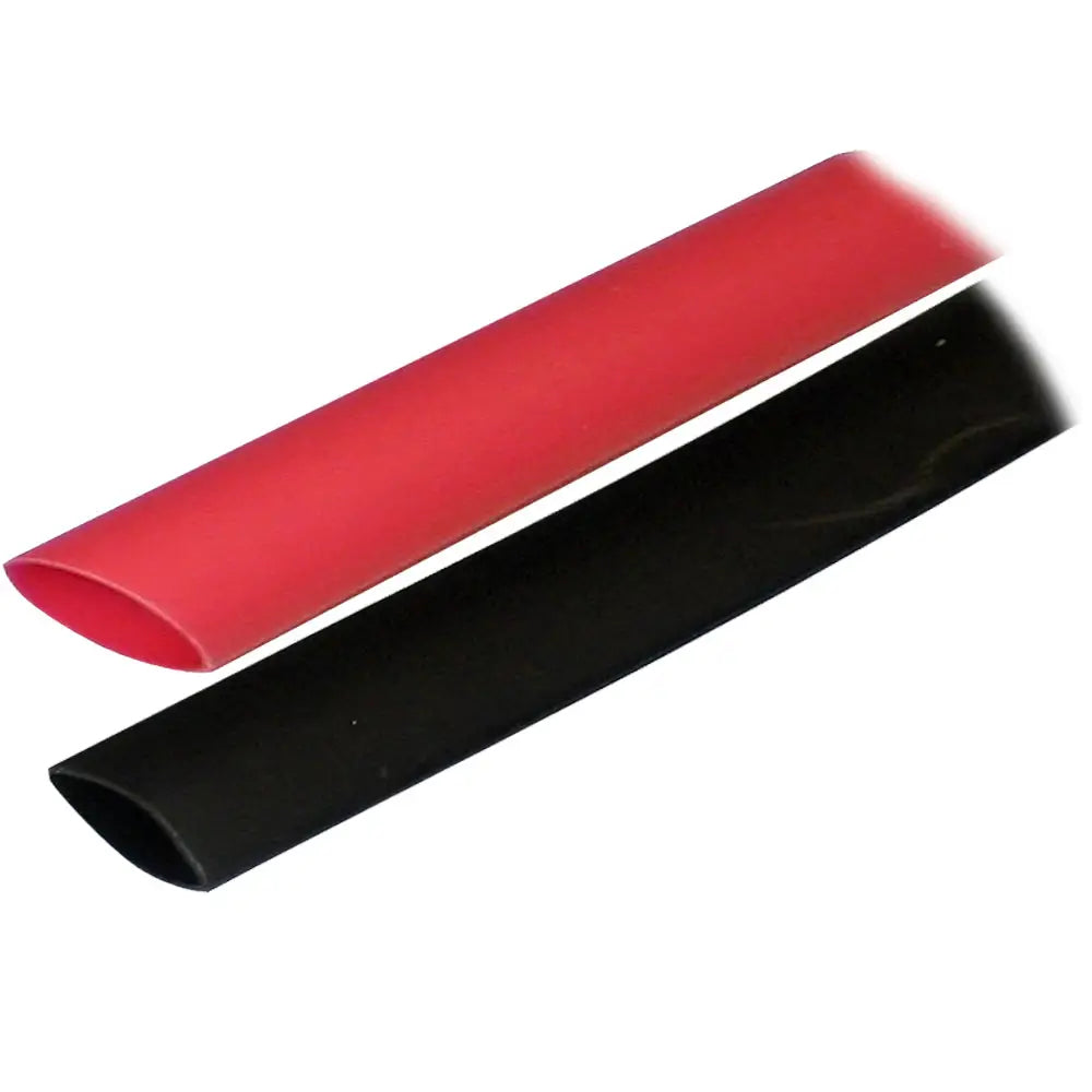 Ancor Adhesive Lined Heat Shrink Tubing (ALT) - 3/4’’ x 3’’ - 2-Pack - Black/Red [306602] - Wire Management