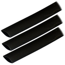 Ancor Adhesive Lined Heat Shrink Tubing (ALT) - 3/4’’ x 3’’ - 3-Pack - Black [306103] - Wire Management