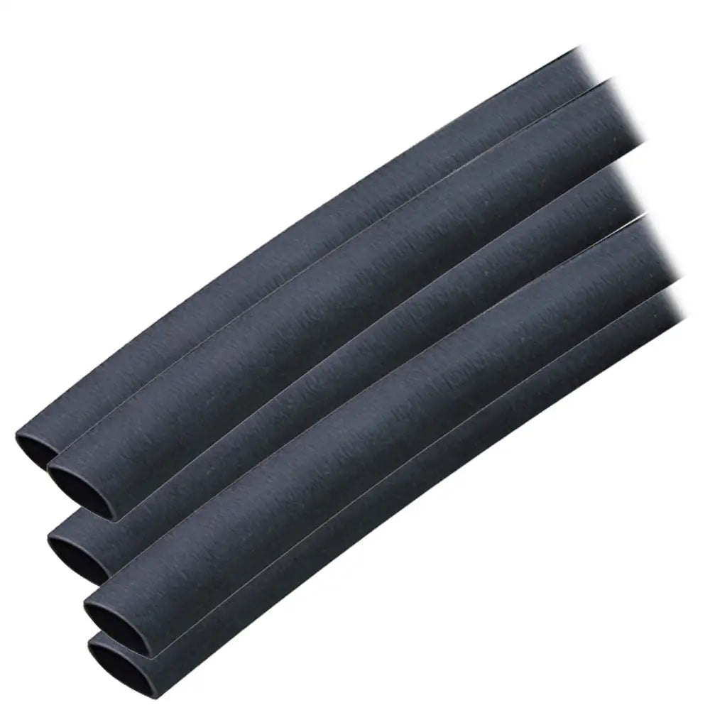 Ancor Adhesive Lined Heat Shrink Tubing (ALT) - 3/8’’ x 12’’ - 5-Pack - Black [304124] - Wire Management
