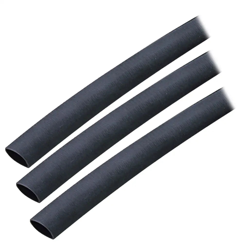 Ancor Adhesive Lined Heat Shrink Tubing (ALT) - 3/8’’ x 3’’ - 3-Pack - Black [304103] - Wire Management