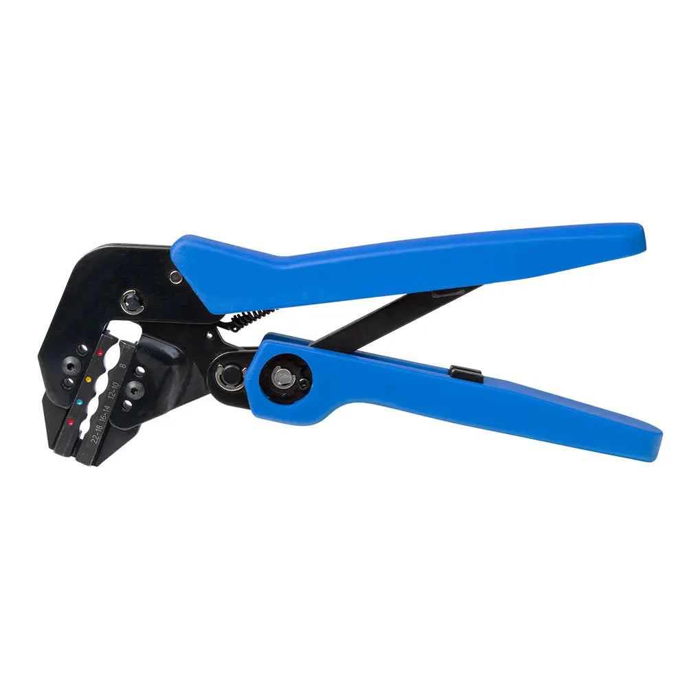 Ancor Angled 22 to 8 AWG Single Crimp Ratcheting Crimper [703015] - Tools