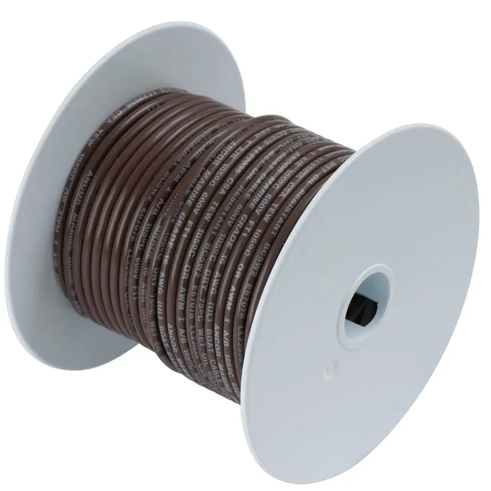 Ancor Brown 16 AWG Tinned Copper Wire - 100’ [102210] - Wire