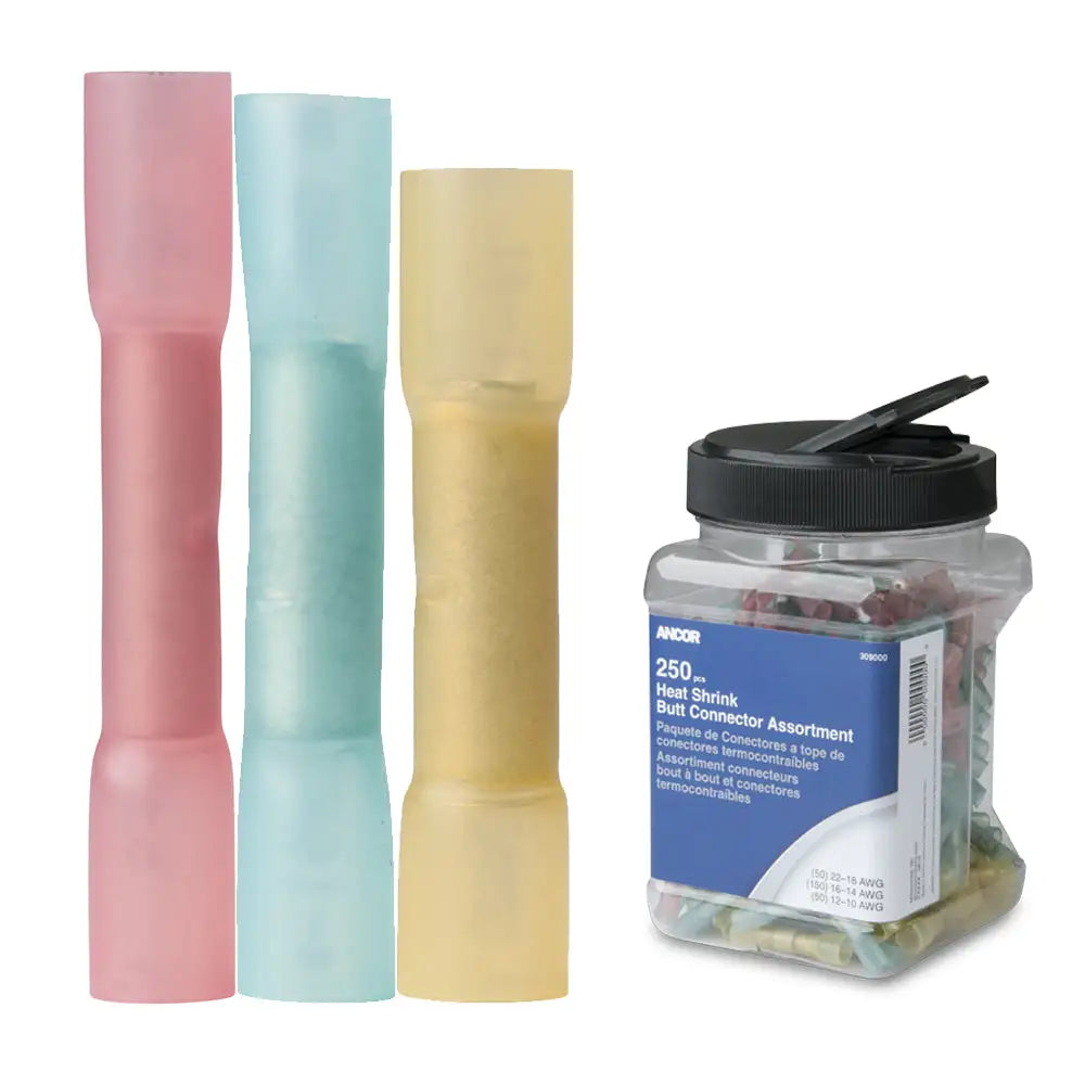 Ancor Heat Shrink Butt Connector Multi-Pack - 250-Piece - Jar [309000] - Terminals