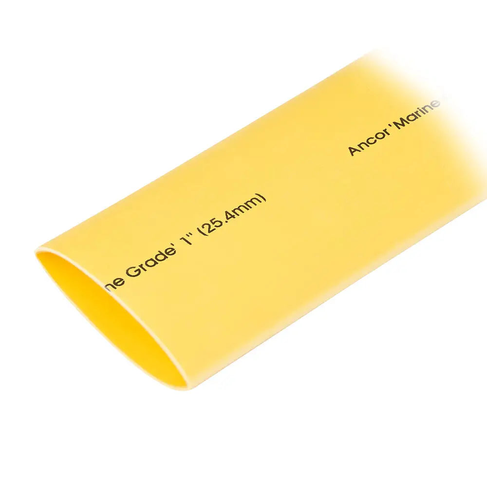 Ancor Heat Shrink Tubing 1’’ x 48’’ - Yellow - 1 Pieces [307948] - Wire Management