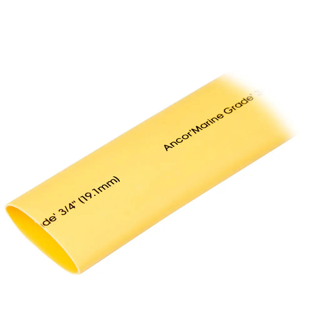 Ancor Heat Shrink Tubing 3/4’’ x 48’’ - Yellow - 1 Piece [306948] - Wire Management