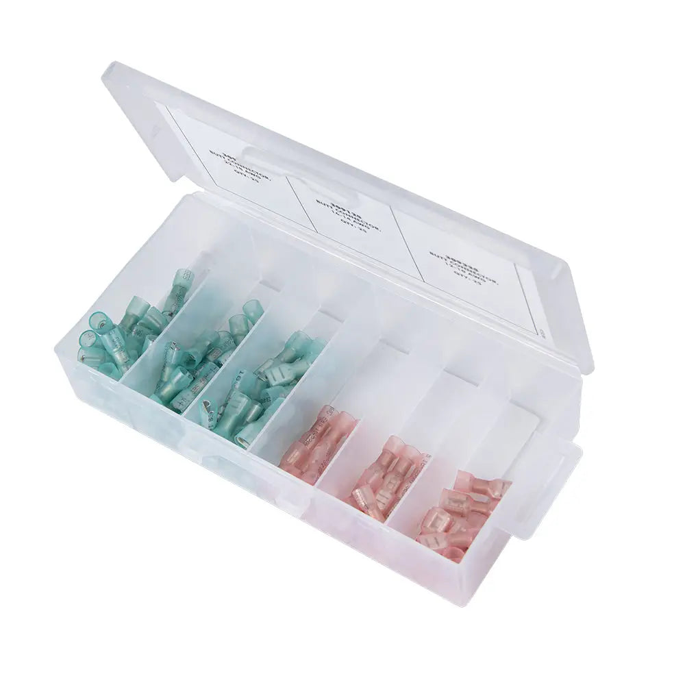 Ancor Heat Shrink Universal Speaker Connector Kit f/22-18/16-14 - Assorted 90 Piece [SPKKIT] - Terminals