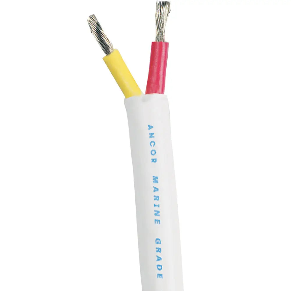 Ancor Safety Duplex Cable - 14/2 AWG - Red/Yellow - Round - 100’ [126510] - Wire