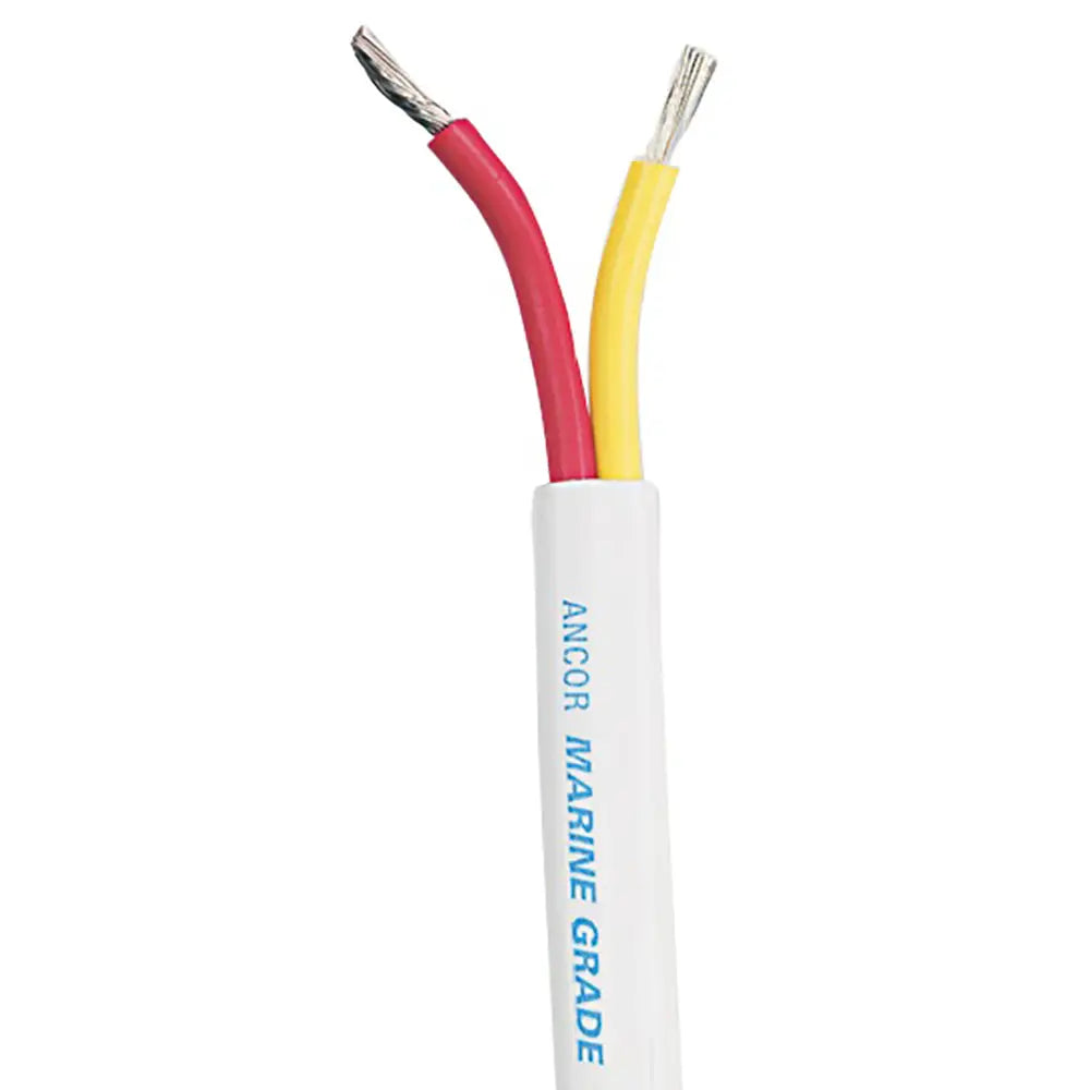 Ancor Safety Duplex Cable - 8/2 AWG - Red/Yellow - Flat - 50’ [123905] - Wire