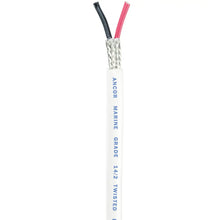 Ancor Twisted Pair w/Shield - 14/2 AWG - Round - Red/Black - 100’ [141410] - Wire