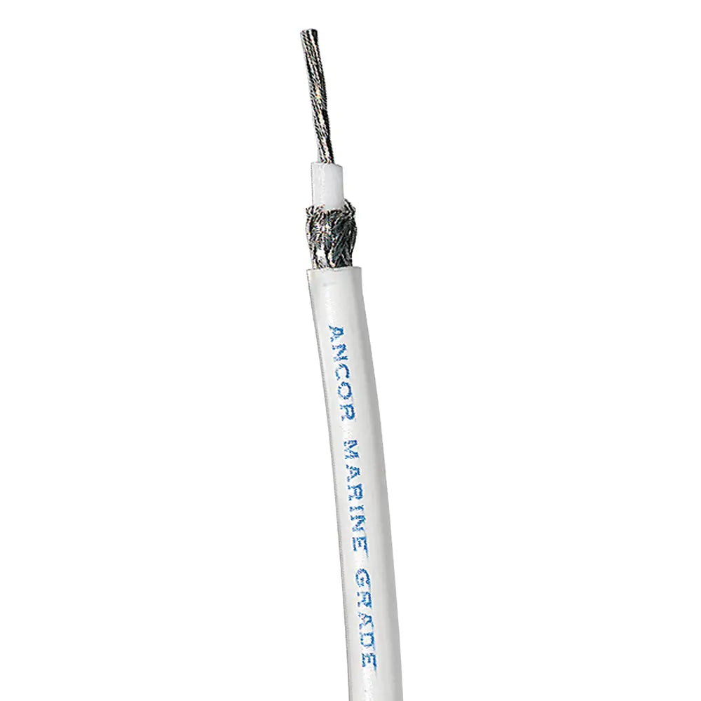 Ancor White RG 213 Tinned Coaxial Cable - 250’ [151725] - Wire