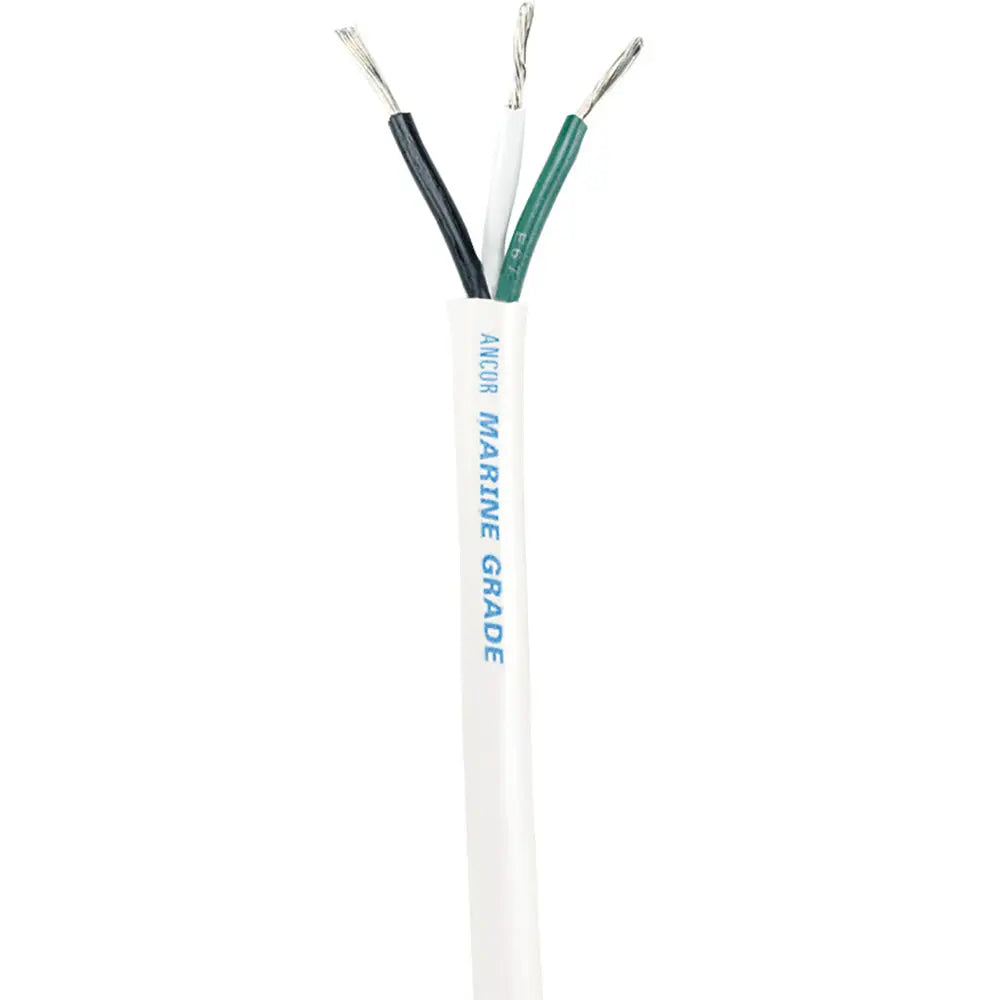 Ancor White Triplex Cable - 14/3 AWG - Round - 250’ [133525] - Wire