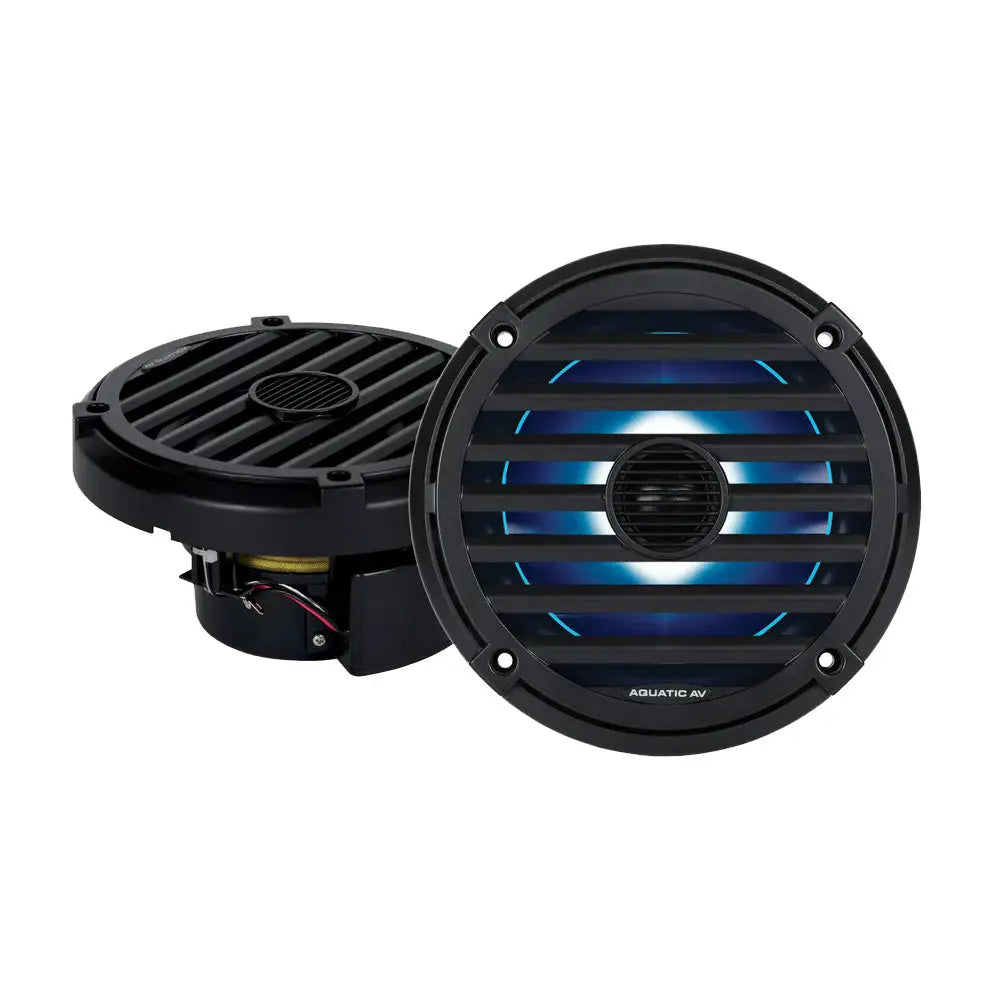 Aquatic AV ELITE 6.5’’ RGB Speakers - Black - Pair [EL424] - Speakers